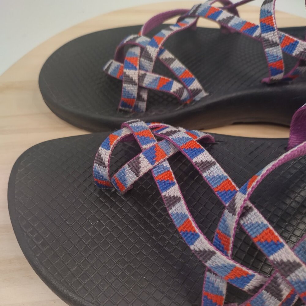 Chaco Zcloud X2 Remix Aztec Pattern Gray Multicol… - image 5